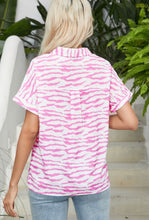 Load image into Gallery viewer, Pink Zebra Print Top
