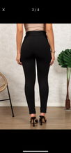 Load image into Gallery viewer, Leather Panel Leggings
