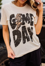 Load image into Gallery viewer, Khaki GameDay Leopard Print T-Shirt
