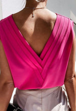 Load image into Gallery viewer, Hot Pink Cap Sleeve Top
