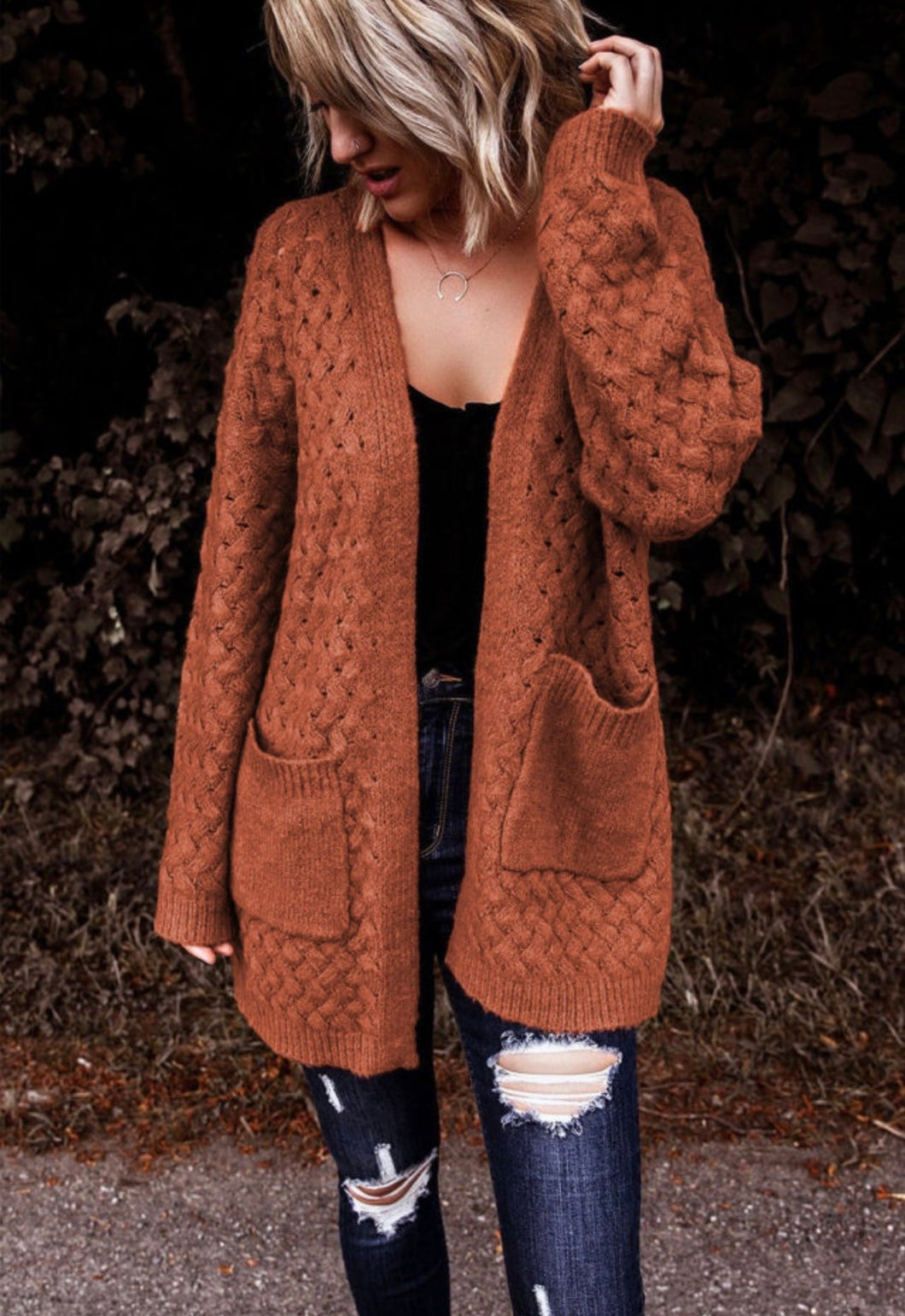 Cinnamon Cozy Cardigan