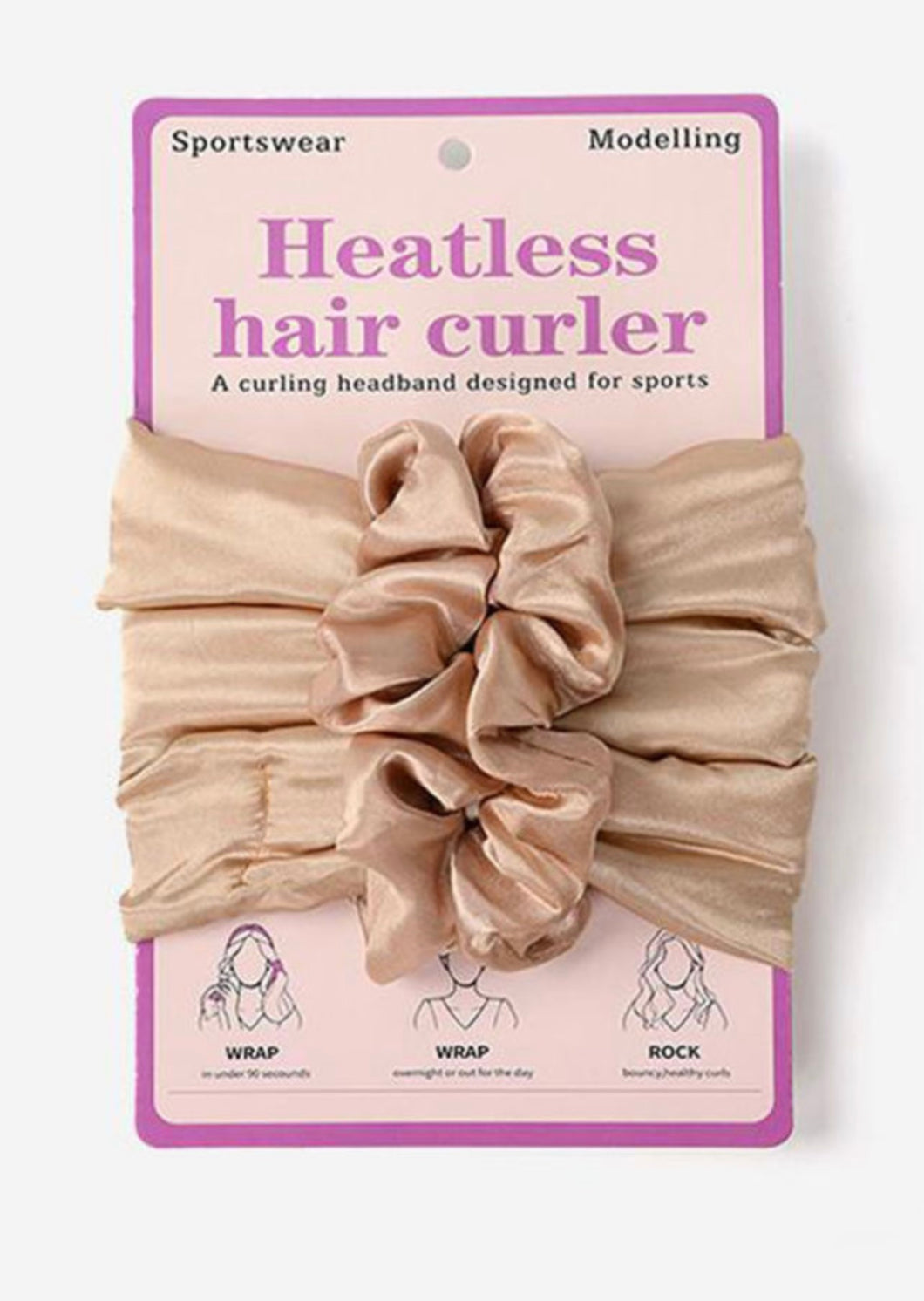 Gold Heatless Hair Curlers