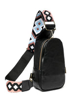 Load image into Gallery viewer, Black Leather Crossbody Bag
